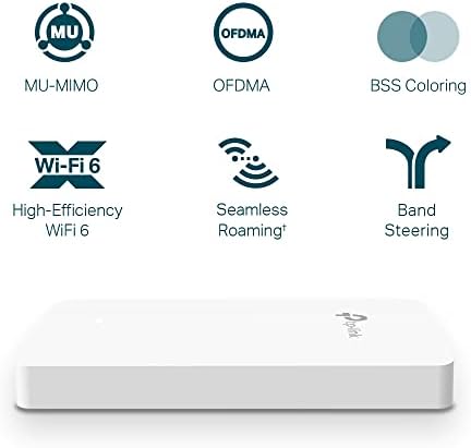 TP-Link EAP615-WALL | OMADA Business WiFi 6 AX1800 נקודת גישה אלחוטית אלחוטית בחומה | תמיכה ב- ODFDMA, MU-MIMO ו- BeamForming | POE מופעל | SDN משולב | אפליקציית גישה לענן ואומדה